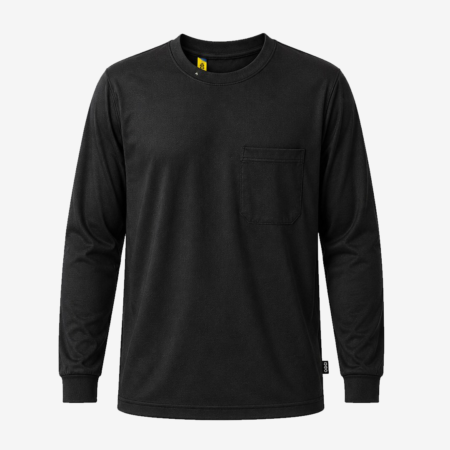 Black-Meshnet-T-Shirt-Round-Neck-TB1211