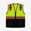 Neon Green & Black Meshnet Hi-Vis Safety Vest SVYB1213