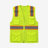 Neon Green Meshnet Hi-Vis Safety Vest SVY1212