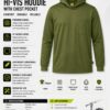 Off-Green Hi-Vis Hoodie with Chest Pocket TGH1211 brochure